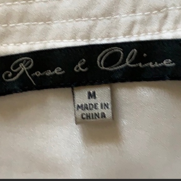 Adorable Boho cream blouse like new sz Med - Picture 4 of 7